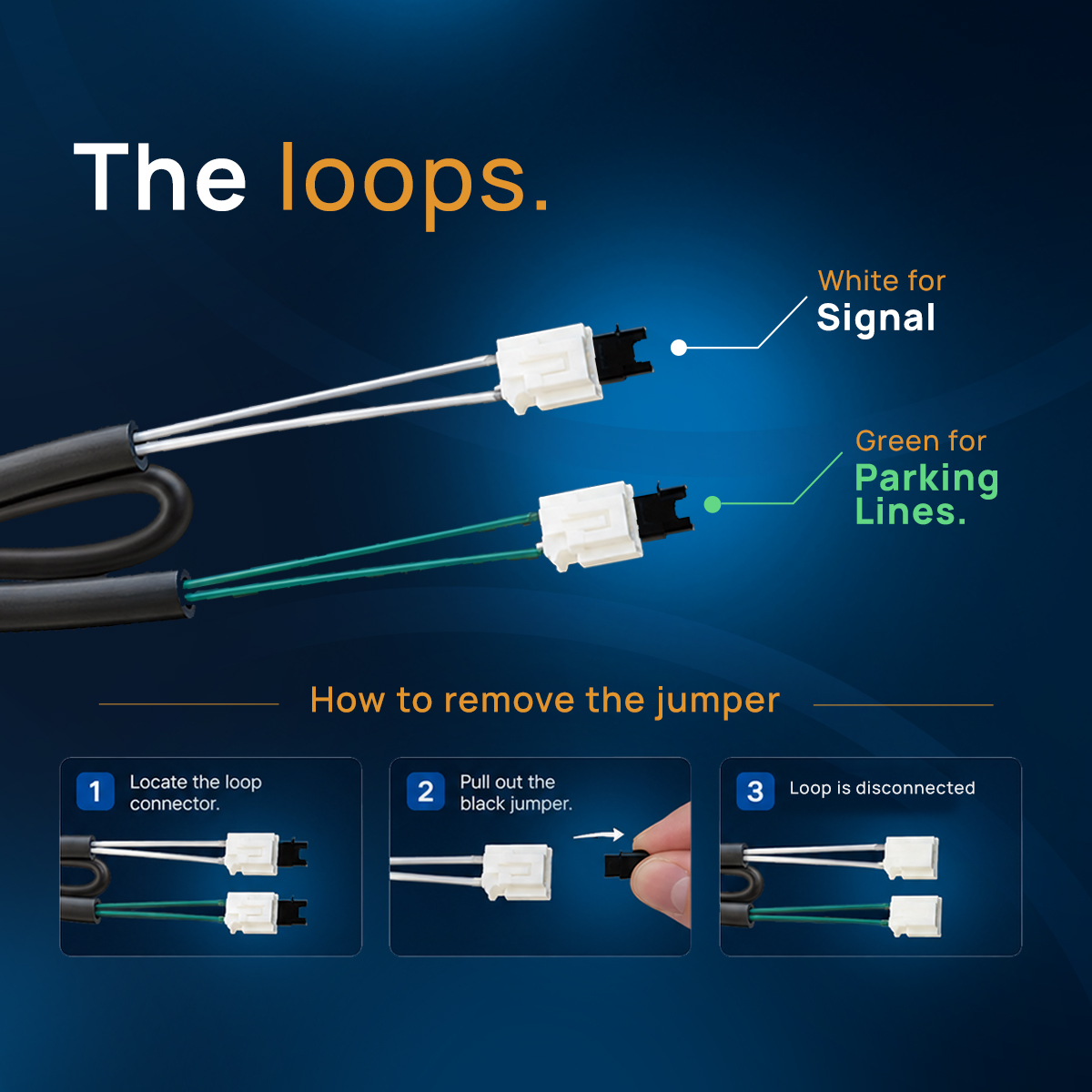 ATD PRO reverse camera jumper signal and parking line adjustment